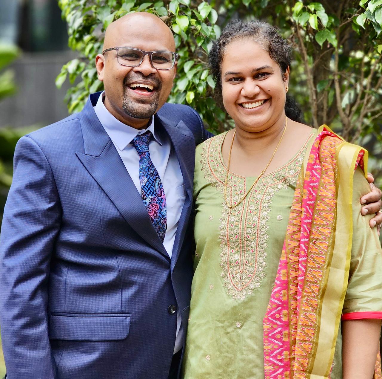 Rashmi and Benjamin Stephen